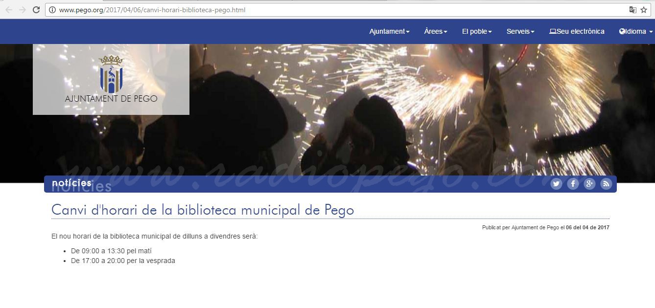 La Biblioteca Municipal amplia en una hora el seu horari