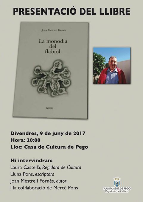 Presentació del llibre ‘La monodia del flabiol’ de Joan Mestre i Fornés