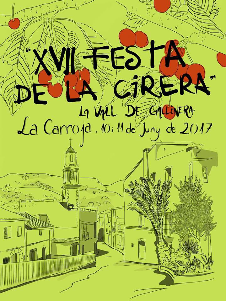 La Vall de Gallinera celebra la XVII Festa de la Cirera reforçant el servei gratuït de bus