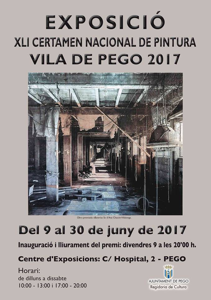 S’inaugura l’Exposició del XLI Certamen Nacional de Pintura ‘Vila de Pego’