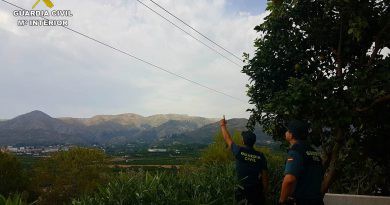 La coordinació entre Guàrdia Civil, Acció Urgent, Policia Local i Centre de Salut, salva la vida d’un veí de Pego