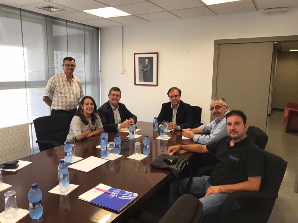 La corporació pegolina es reunix amb el subdelegat del govern per conèixer de primera mà l’estat del projecte remodelació de la N-332 a l’encreuament de l’Hostal de Sant Jaume