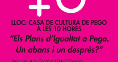 El II Pla d’Igualtat de Pego vol implicar a tota la societat pegolina