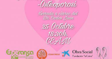 ‘Cors solidaris’ contra el càncer de mama a Pego