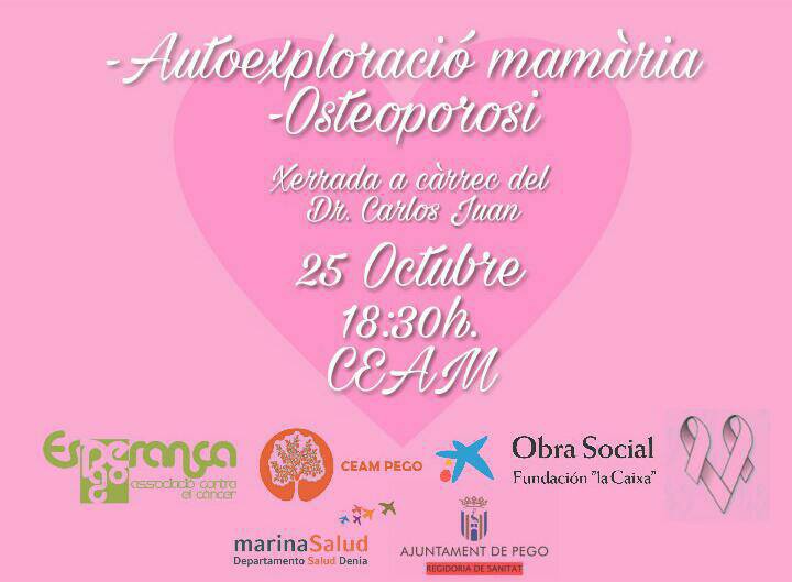 ‘Cors solidaris’ contra el càncer de mama a Pego