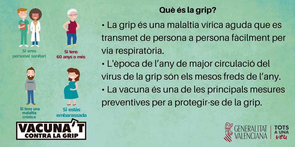 El departament de Salut de Dénia administrarà 27.900 vacunes contra la grip durant la campanya d’enguany