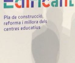El pla ‘Edificant’ pretén accelerar la construcció i reforma de centres educatius