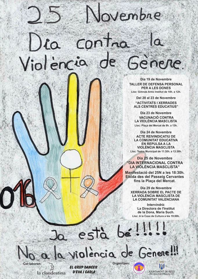 Les activitats al voltant del Dia Internacional de lluita contra la violència de gènere comencen a Pego amb un taller de defensa personal per a dones