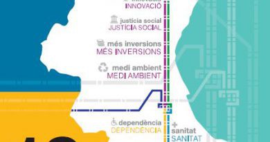 Compromís per Pego ix al mercat per a informar sobre la manifestació per un finançament just