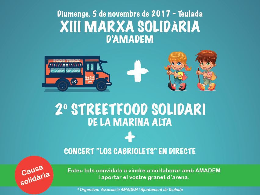 Diumenge se celebra la XIII Marxa Solidària amb AMADEM