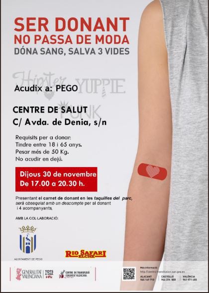 Donació de sang a Pego Donació de sang a Pego