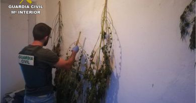 La Guàrdia Civil desmantella un nou punt actiu de producció i venda de droga a Pego