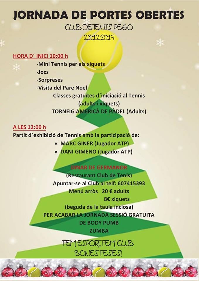 Jornada de portes obertes al Club de Tennis de Pego