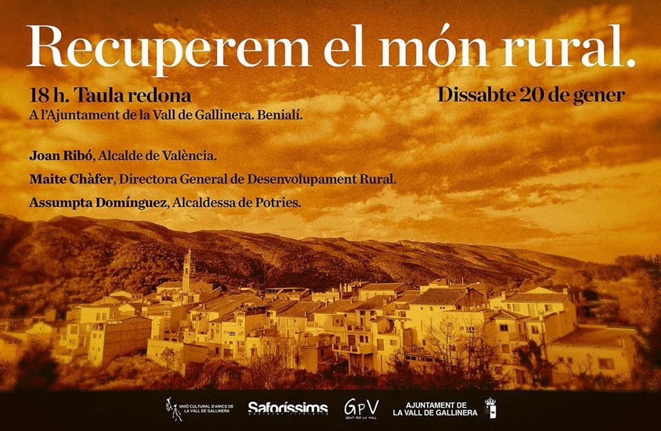 ‘Recuperem el món rural’ és el que el repte que es planteja la Vall de Gallinera