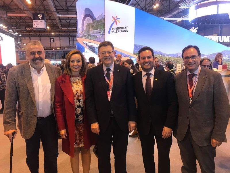 L’alcalde de Pego, present a Fitur el dia de Comunitat Valenciana a la Fira Internacional del Turisme