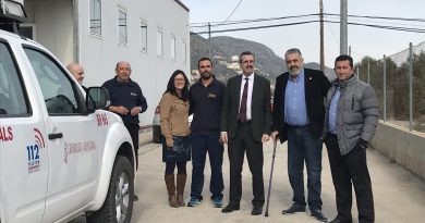 El director general de l’Agència de Seguretat i Resposta a les Emergències es compromet a millorar les instal·lacions del subparc de bombers de Pego