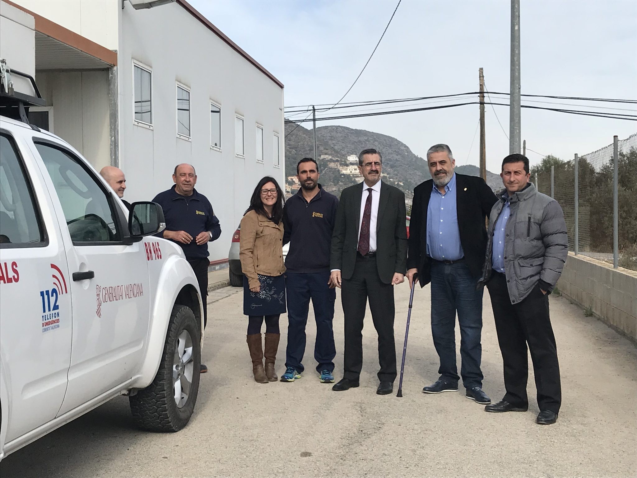 El director general de l’Agència de Seguretat i Resposta a les Emergències es compromet a millorar les instal·lacions del subparc de bombers de Pego El director general de l’Agència de Seguretat i Resposta a les Emergències es compromet a millorar les instal·lacions del subparc de bombers de Pego