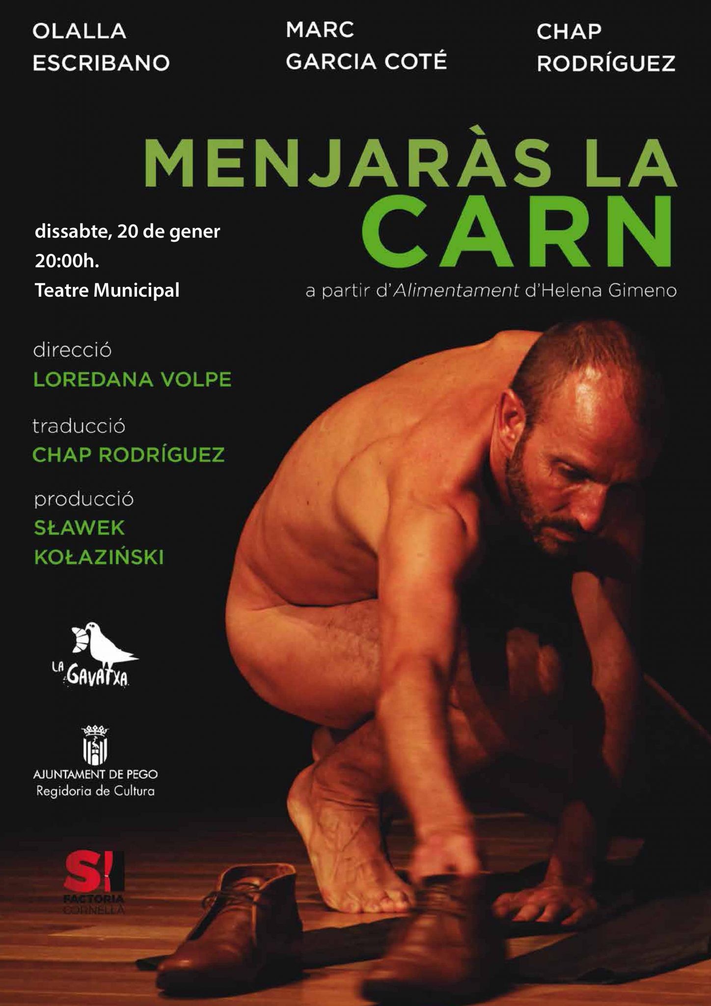 Entrena mundial de l’obra de treatre ‘Menjaràs la Carn’ Entrena mundial de l’obra de treatre ‘Menjaràs la Carn’