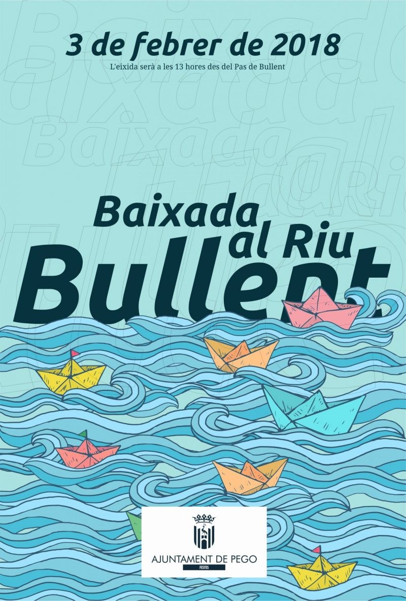 Dissabte Pego viu la XXXIII Baixada del Riu Bullent