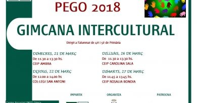 Gimcana intercultural als col·legis de Pego