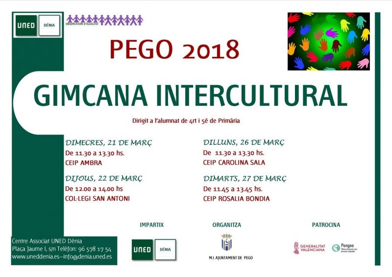 Gimcana intercultural als col·legis de Pego