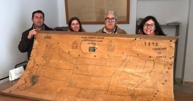 La Comunitat de Regants dóna a l’Ajuntament de Pego un mapa de les terres arrosseres que data de 1873