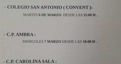 La Policia Local de Pego impartix xarrades sobre l’ús de coets en Falles