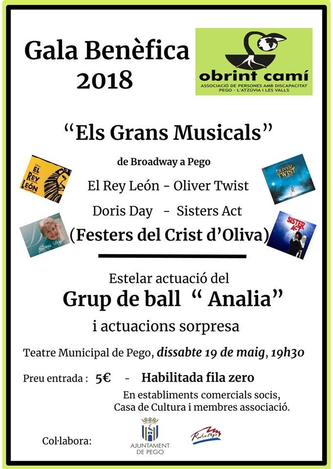 Dissabte, el teatre municipal, acull una nova Gala Benèfica a favor d’Obrint Camí