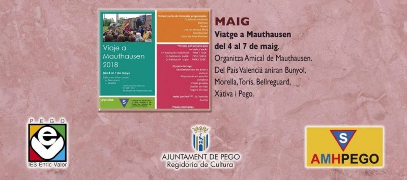 Representants de Pego viatgen per primera vegada a Mauthausen