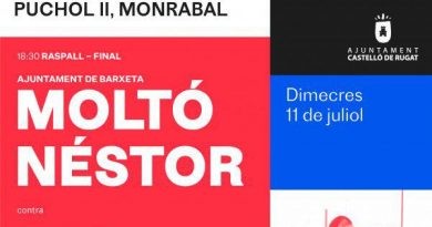 El pilotari pegolí Néstor Portes disputa hui la final de raspall de la Copa Diputació de València