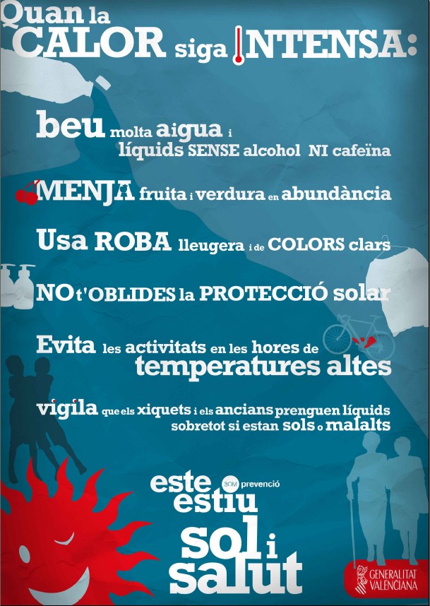 Consells en cas d’onada de calor