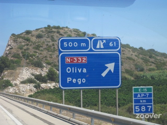 Obres Públiques i Vertebració del Territori proposa una carretera d’enllaç entre AP-7 i N-332 al sud d’Oliva i una via parc entre Gata i Pedreguer