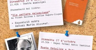Es presenta a Pego el ‘best-seller’ sobre diversitat lingüística, ‘Els parlars valencians’