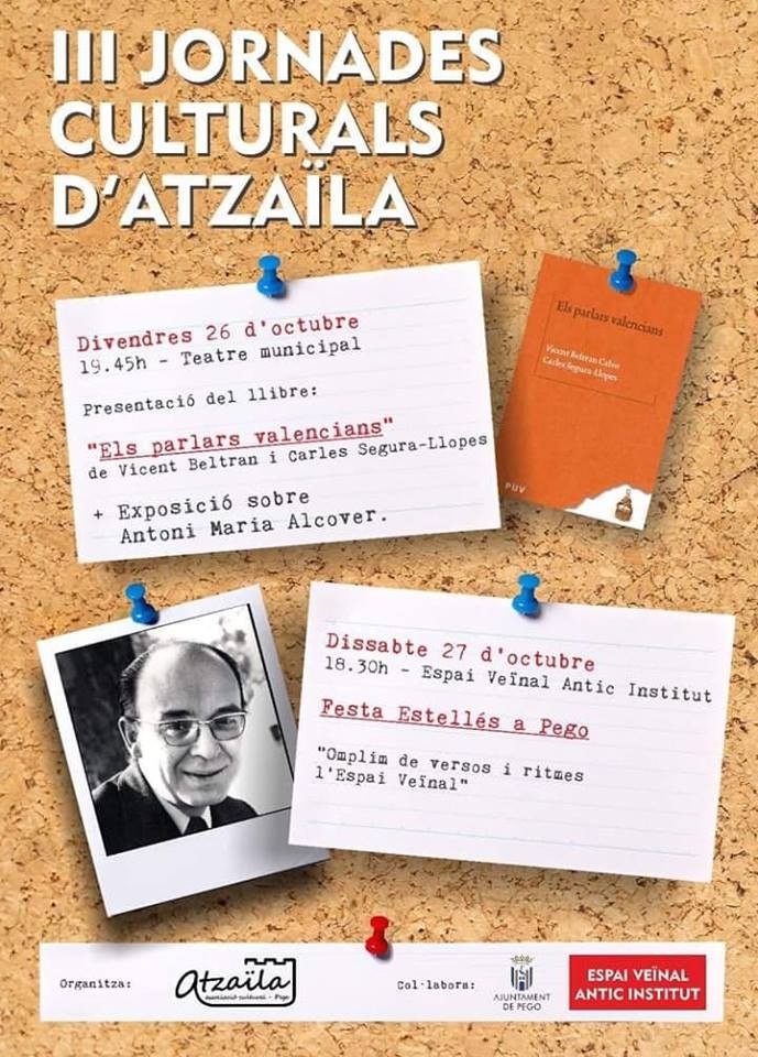 Es presenta a Pego el ‘best-seller’ sobre diversitat lingüística, ‘Els parlars valencians’