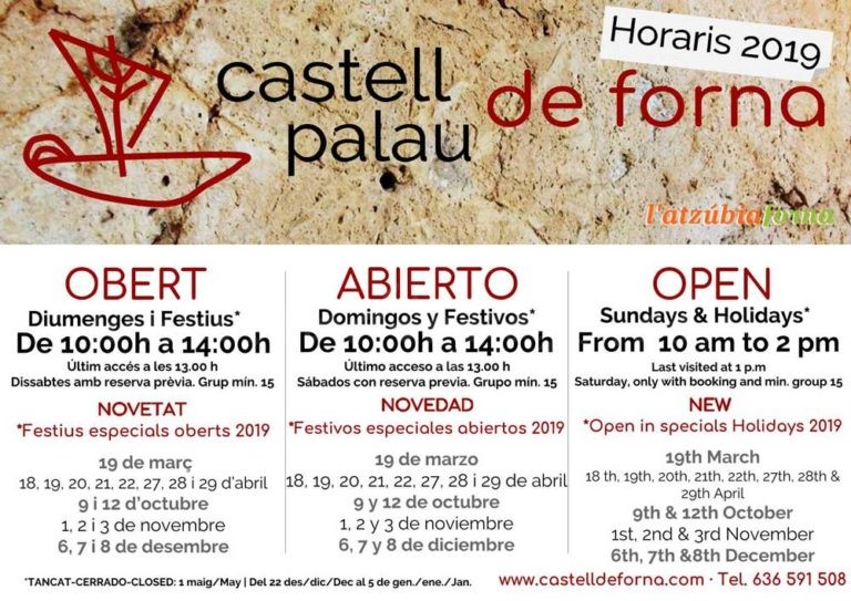 Visita guiada al Palacio Castillo de Forna L’Atzúbia
