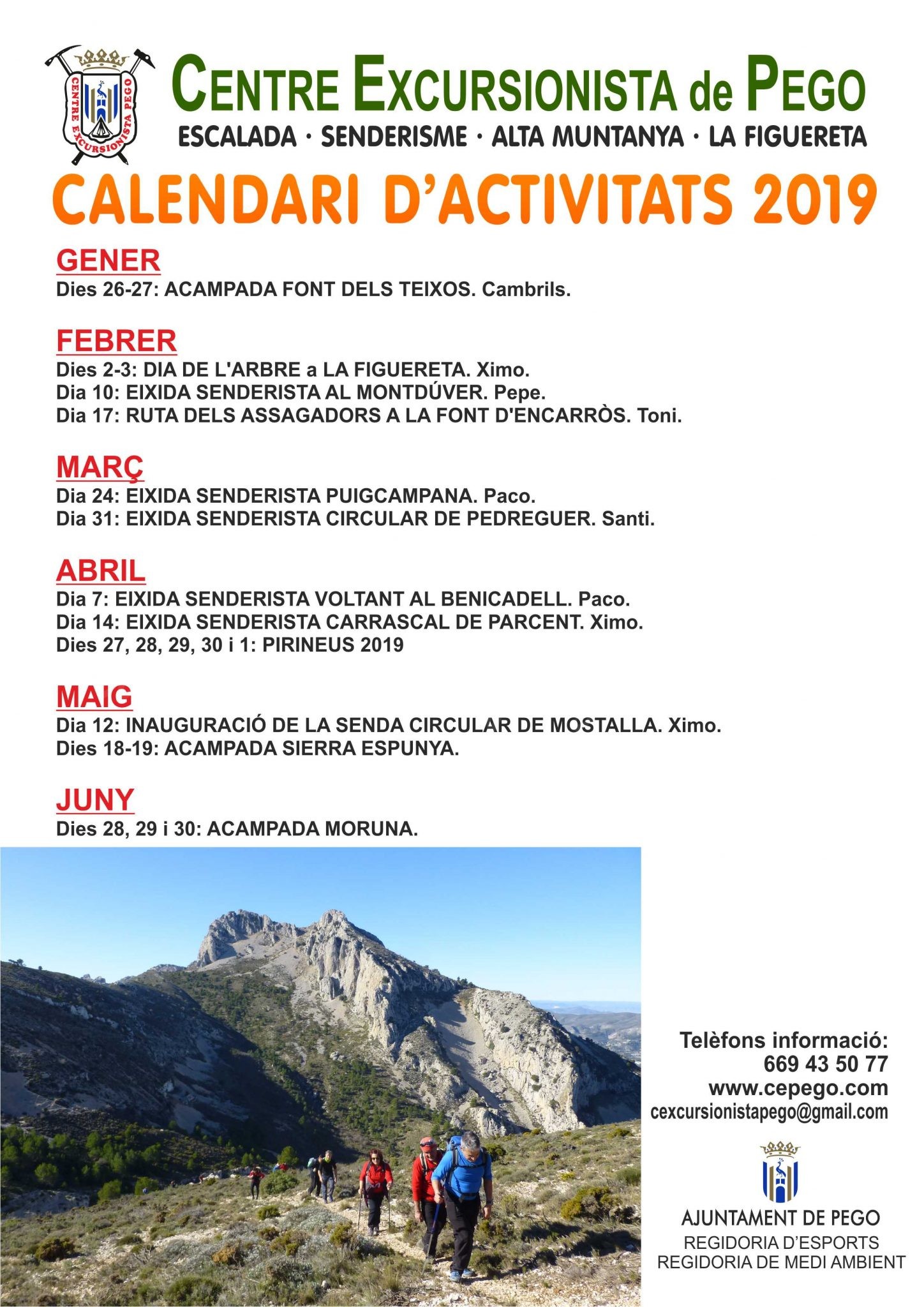 Rutes Centre Excursionista de Pego