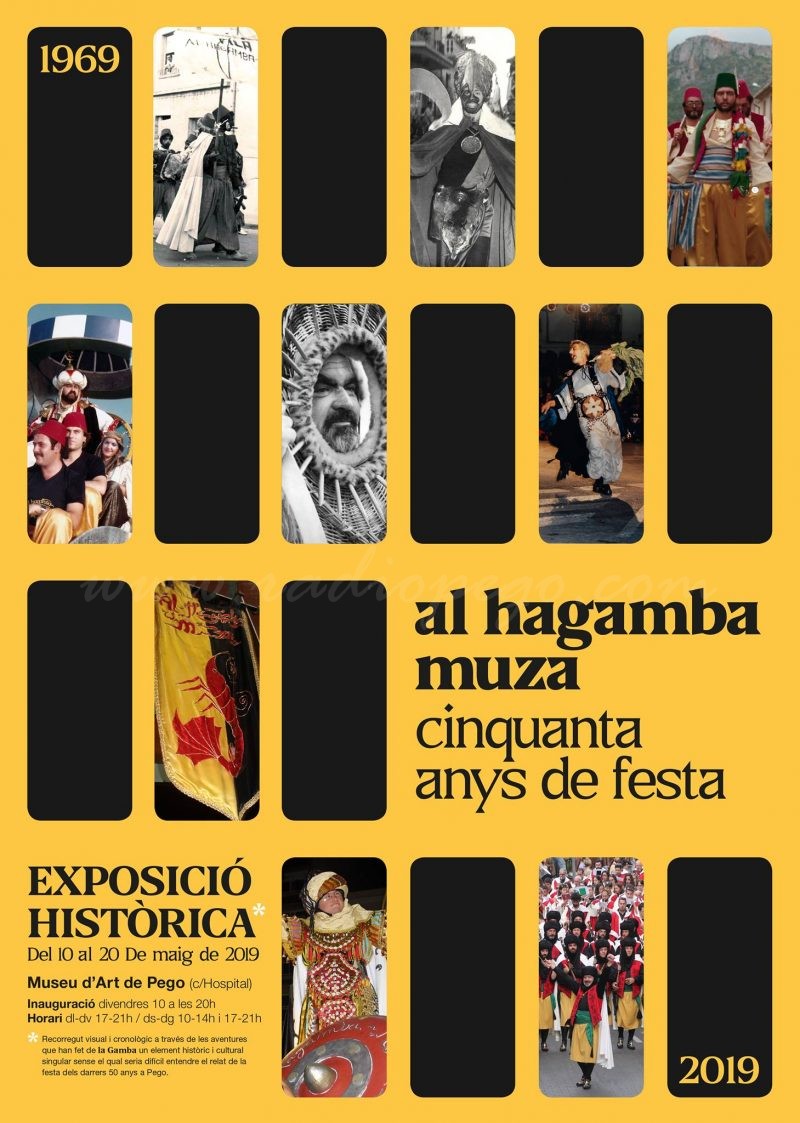La filà Al Hagamba Muza inaugurarà el dia 10 una exposició fotogràfica que recorre 50 anys de la festa de Moros i Cristians