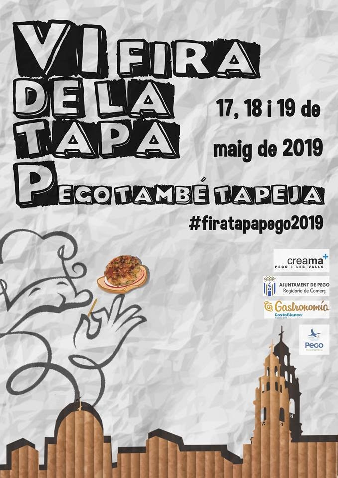 Creama Pego presentarà demà la sisena edició de la Fira de la Tapa