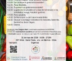 Gasterra farà la primera jornada de gastronomia i nutrició el 31 de maig al CdT Marina Alta