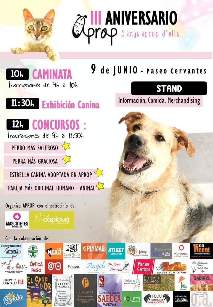 III Aniversari, 3 anys prop d’ells