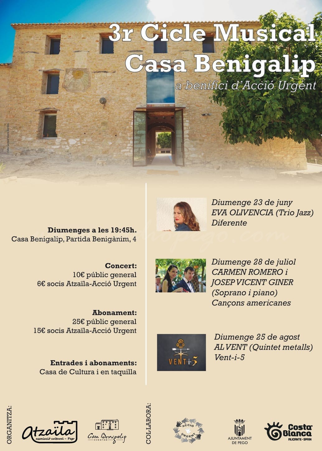 3r Cicle Musical Casa Benigalip