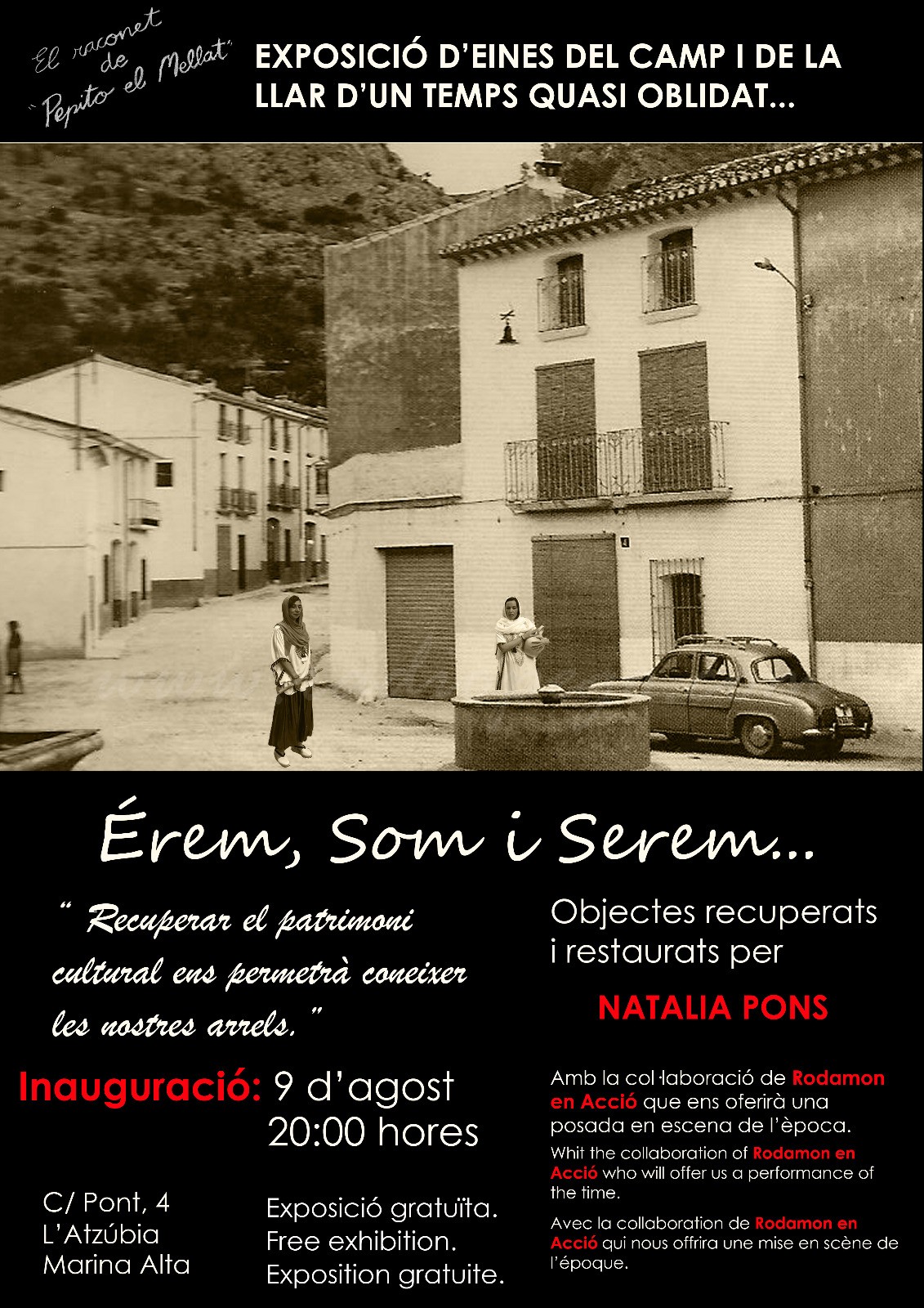 Exposicó d’eines del camp i de la llar