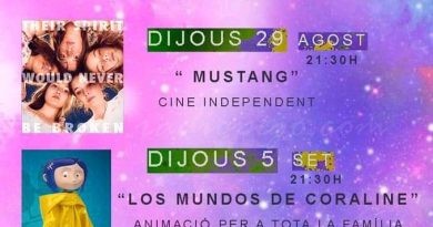 L’Espai Veïnal tanca la temporada de l’estiu amb cinema a la fresca