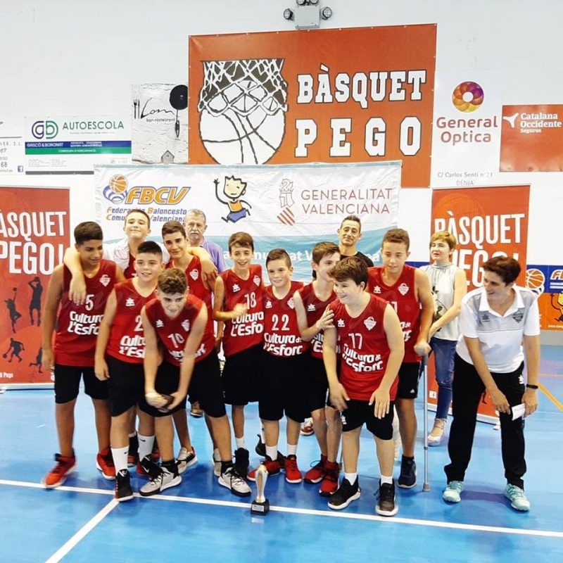 L’infantil masculí N2 del CB Pego és campió de la Lliga Valenciana de basquet