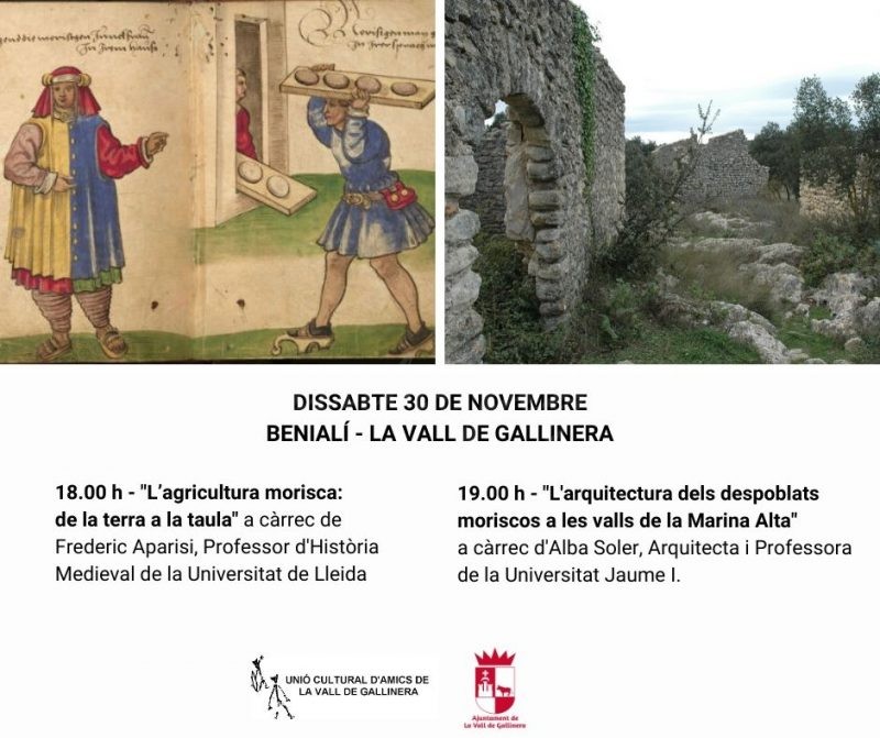 A Benialí el dissabte es parlarà de cóm vivien els moriscos