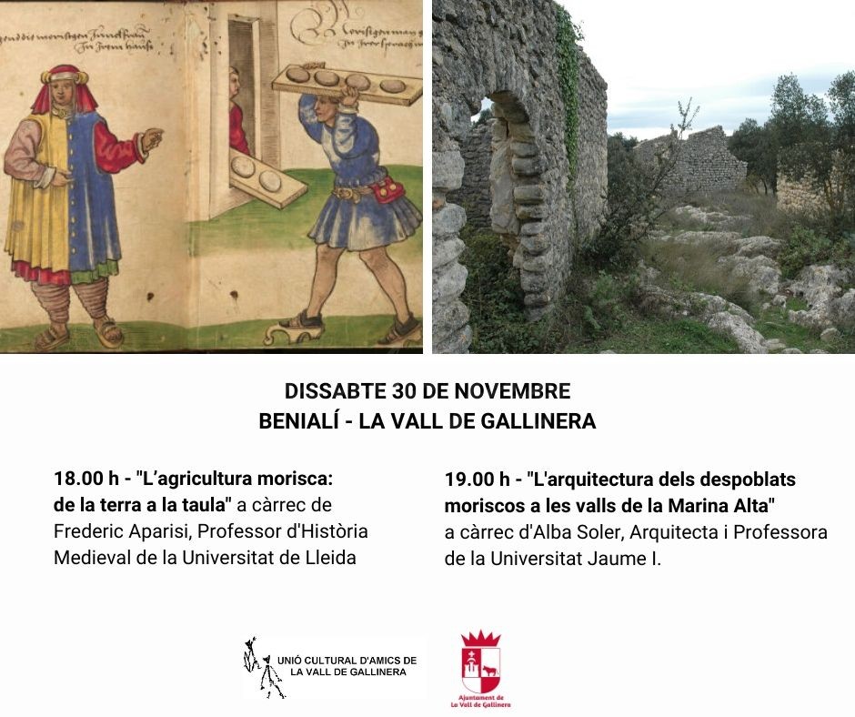 A Benialí el dissabte es parlarà de cóm vivien els moriscos