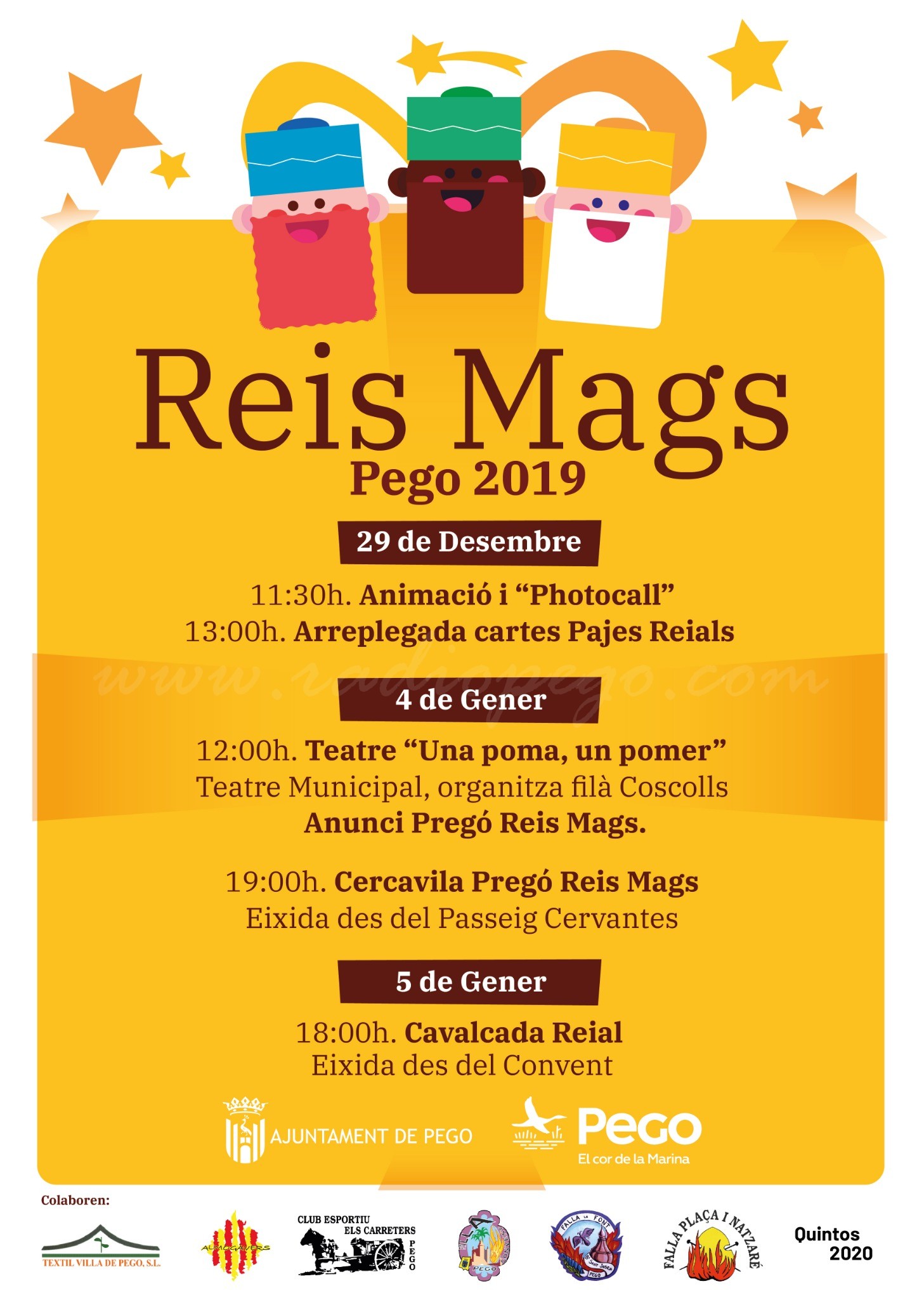 Arreplegada cartes Patges Reials Arreplegada cartes Patges Reials