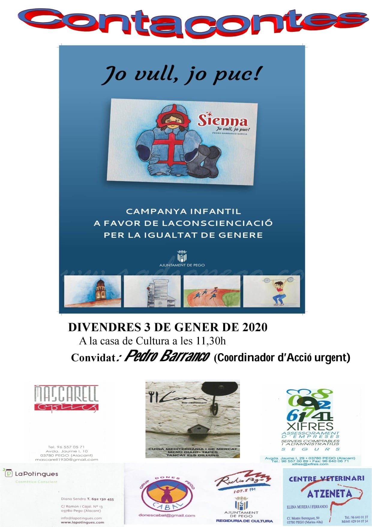 Contacontes: Sienna. Jo vull, jo puc!