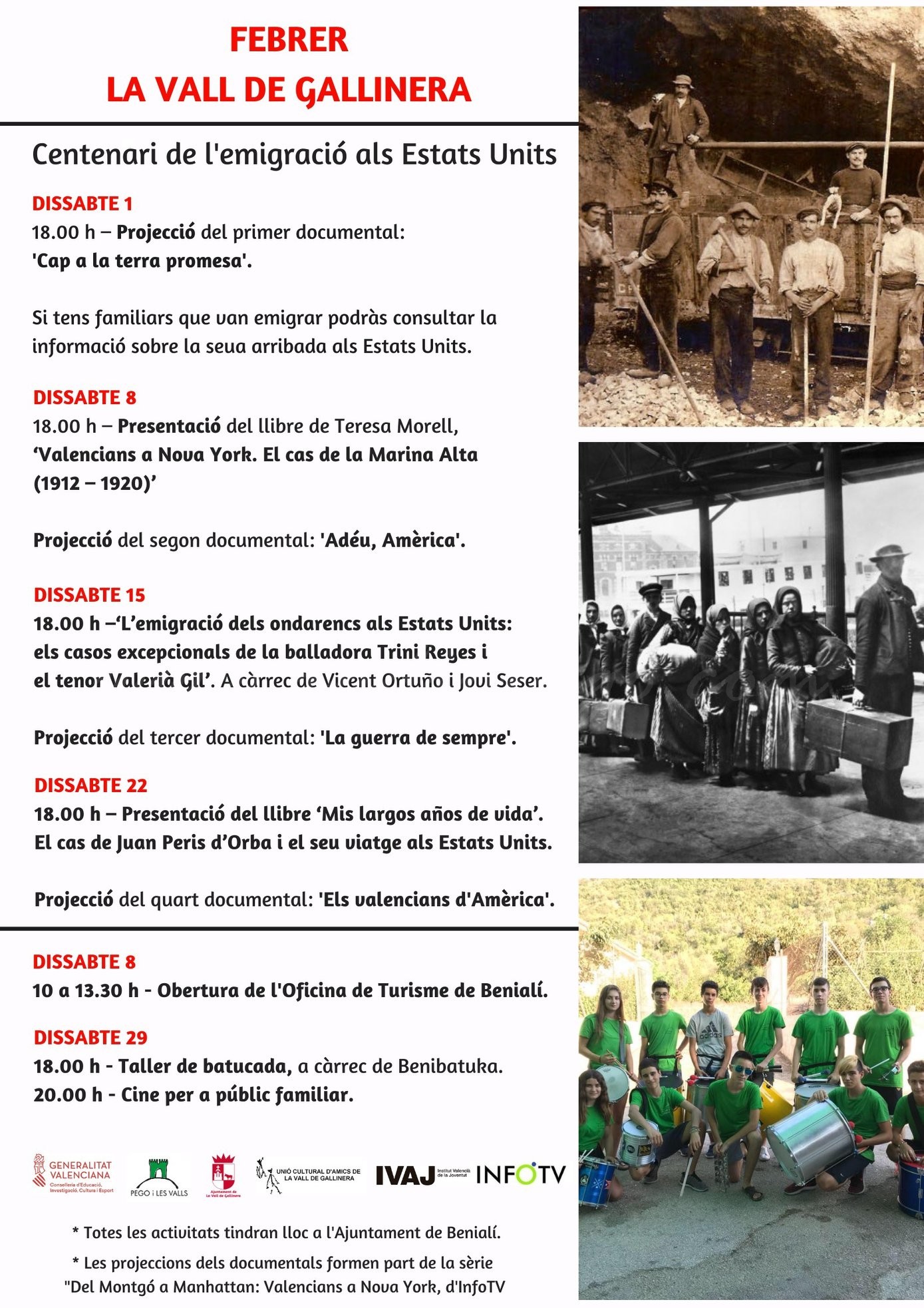 Centenari de l’emigració als Estats Units