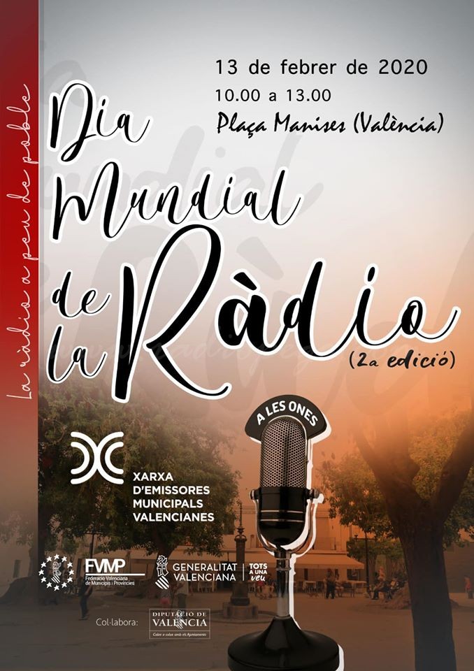 Ràdio Pego emetrà demà el programa especial de la XEMV pel Dia Mundial de la Ràdio